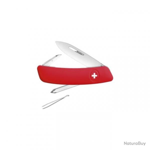 Couteau Suisse Swiza D02 - 6 Fonctions - Rouge