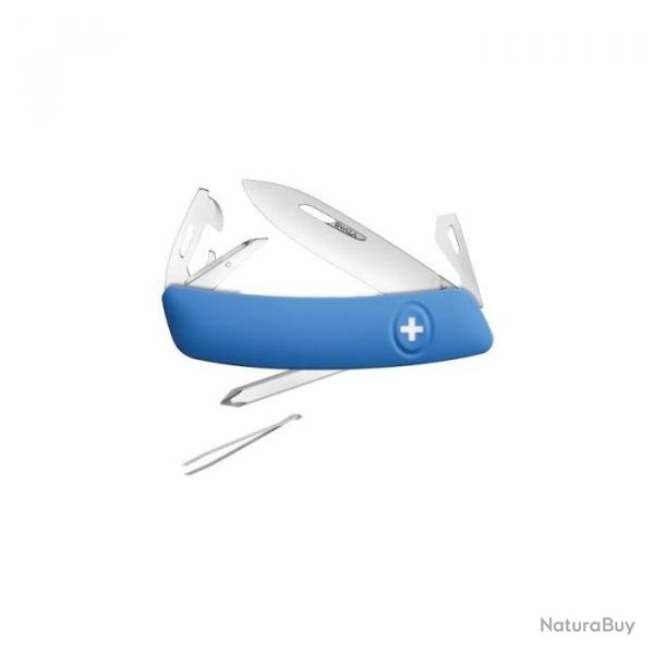 Couteau Suisse Swiza D04 - 11 Fonctions - Bleu