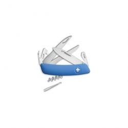 Couteau Suisse Swiza D07 Scissors - 12 Fonctions - Bleu