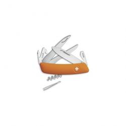 Couteau Suisse Swiza D07 Scissors - 12 Fonctions - Orange