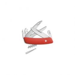 Couteau Suisse Swiza D07 Scissors - 12 Fonctions - Rouge