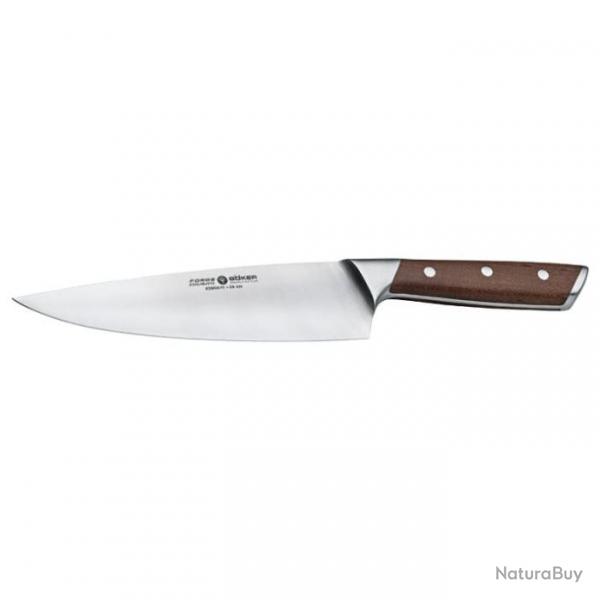 Couteau Boker Cuisine Forge Bois - Chef - Lame 200mm