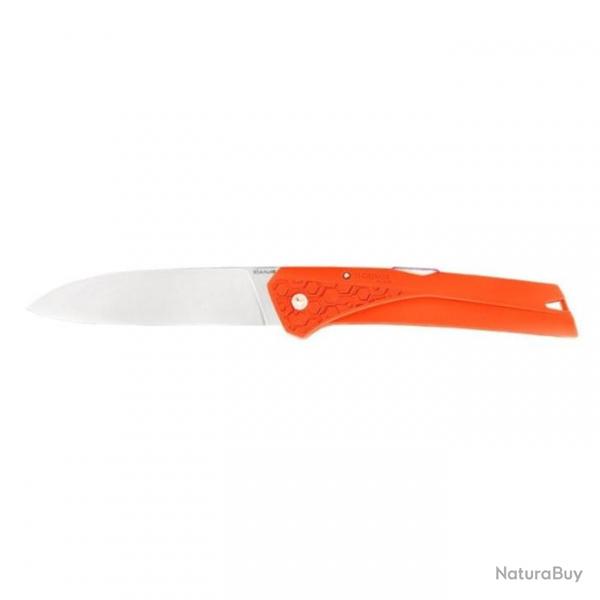 Couteau Florinox Kiana Lame Lisse - Lame 87mm Blanc - Orange