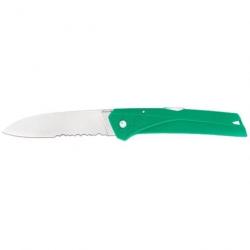 Couteau Florinox Kiana Lame Crantée - Lame 87mm - Vert