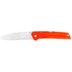 Couteau Florinox Kiana Lame Crantée - Lame 87mm - Orange