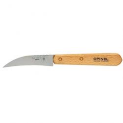 Couteau à Légumes Opinel n°114 - Lame 70mm Aubergine - Hêtre