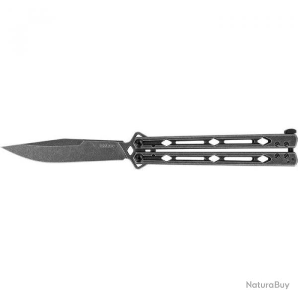Couteau Kershaw Lucha - Lame 117mm Gris - Noir