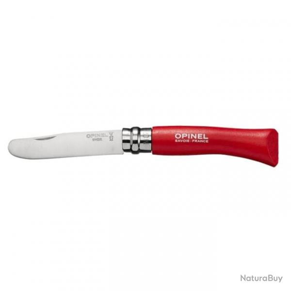 Couteau Opinel Mon Premier Opinel N07 - Lame 74mm - 6pcs Bleu - Rouge