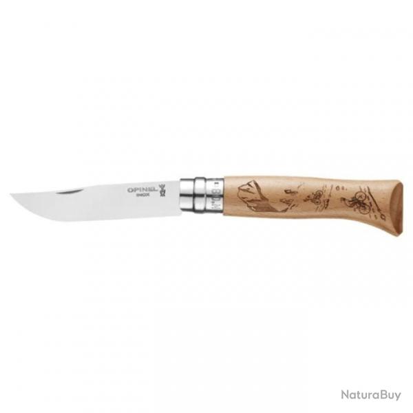 Couteau Opinel N08 Sport - Lame 85mm Rando - Vlo