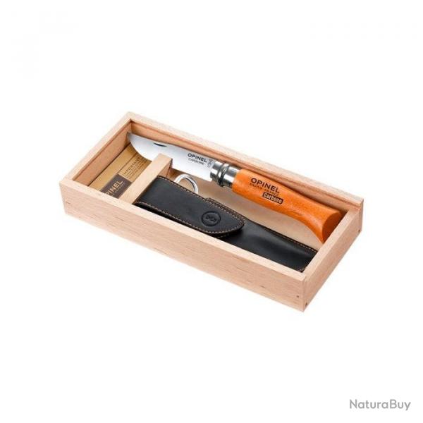 Coffret Couteau Opinel Plumier Carbone n08 Htre - Lame 85mm Default