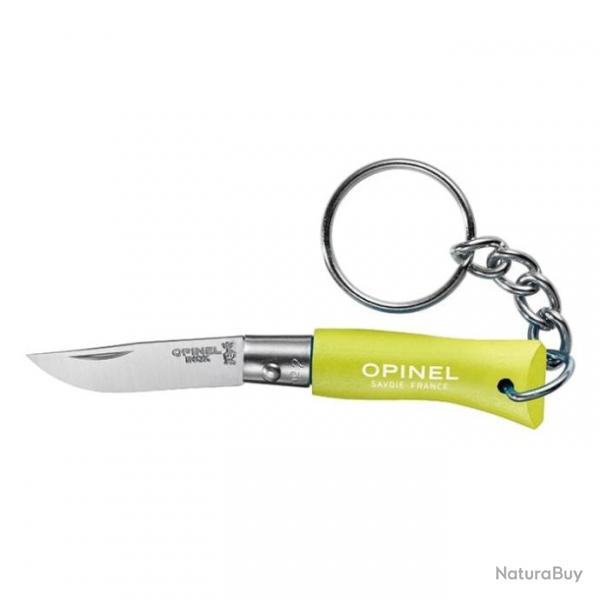 Couteau Porte-Cls Opinel Inox N02 - Lame 35mm - Anis