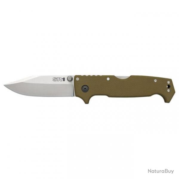 Couteau Cold Steel SR1 Kaki - Lame 102mm Drop Point - Drop Point