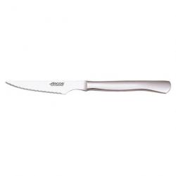 Couteau Arcos Table Manche Acier - Steak - Lame 110mm Lisse - Dentelée