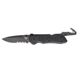Couteau Benchmade Tactical Triage Black Mixte - Lame 89mm
