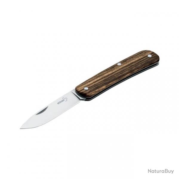 Couteau Boker Plus Tech Tool 1 - Lame 71mm Ebne - Bois Zbre