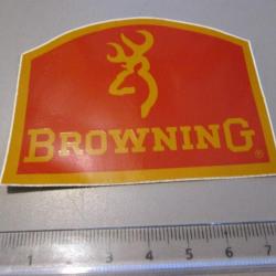 autocollant browning vintage e