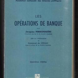 les opérations de banque par jacques ferronnière dalloz 1963