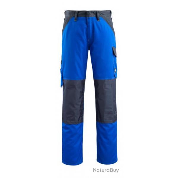 Pantalon poches genouillres MASCOT TEMORA 15779-330 Bleu roi/Marin fonc 76 cm (Raccourci) 46 (C52