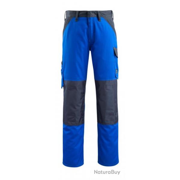 Pantalon poches genouillres MASCOT TEMORA 15779-330 Bleu roi/Marin fonc 82 cm (Standard) 62 (C68)