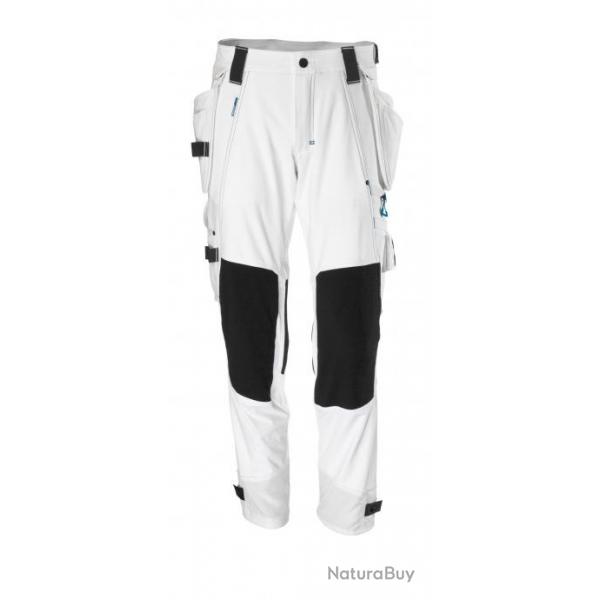Pantalon de travail lger 100% STRETCH MASCOT ADVANCED 17031-311 Blanc 82 cm (Standard) 36 (C42)