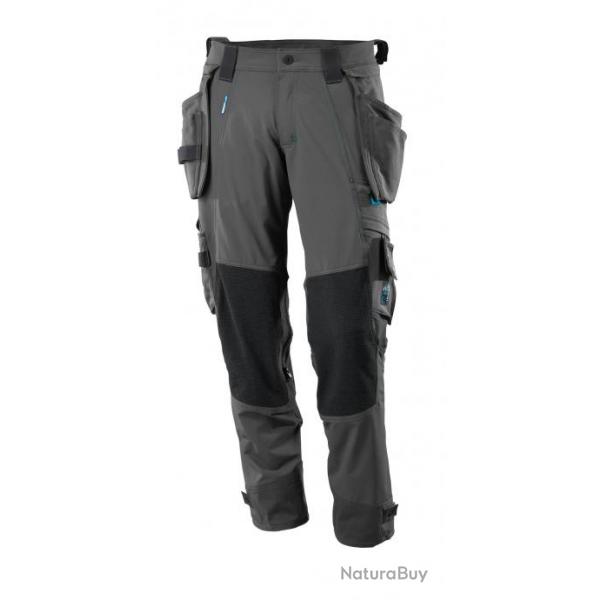 Pantalon de travail lger 100% STRETCH MASCOT ADVANCED 17031-311 Anthracite fonc 82 cm (Standard) 4