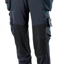 Pantalon de travail léger 100% STRETCH MASCOT ADVANCED 17031-311 82 cm (Standard) Bleu marine foncé 