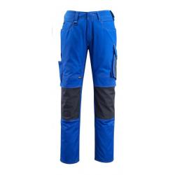 Pantalon léger avec poches genouillères MASCOT MANNHEIM 12679-442 Bleu roi/Mariné foncé 82 cm (Stand