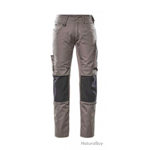 Pantalon lger avec poches genouillres MASCOT MANNHEIM 12679-442 Anthracite/Noir 82 cm (Standard) 3