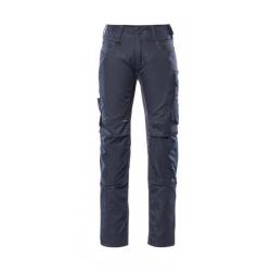 Pantalon léger avec poches genouillères MASCOT MANNHEIM 12679-442 82 cm (Standard) Marine foncé/Bleu