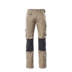 Pantalon léger avec poches genouillères MASCOT MANNHEIM 12679-442 Sable clair/Noir 82 cm (Standard) 