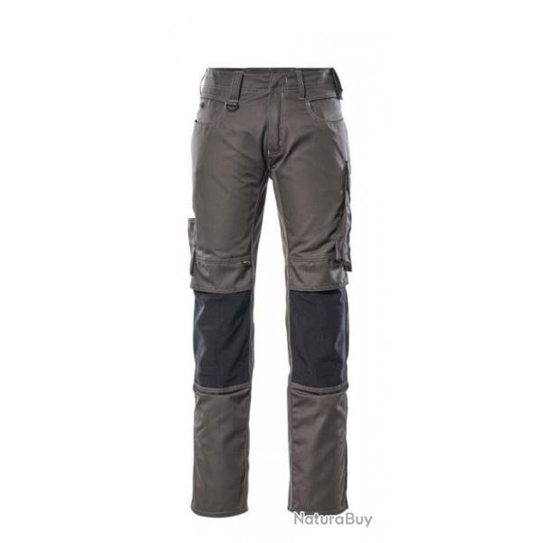 Pantalon lger avec poches genouillres MASCOT MANNHEIM 12679-442 Anthracite fonc/Noir 82 cm (Stand