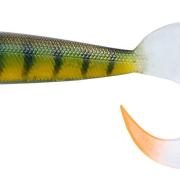 LOT DE 4 leurres souples 9cm 6g Shad Texan Rouge orangé pailleté multi EUR 7,50 - FR