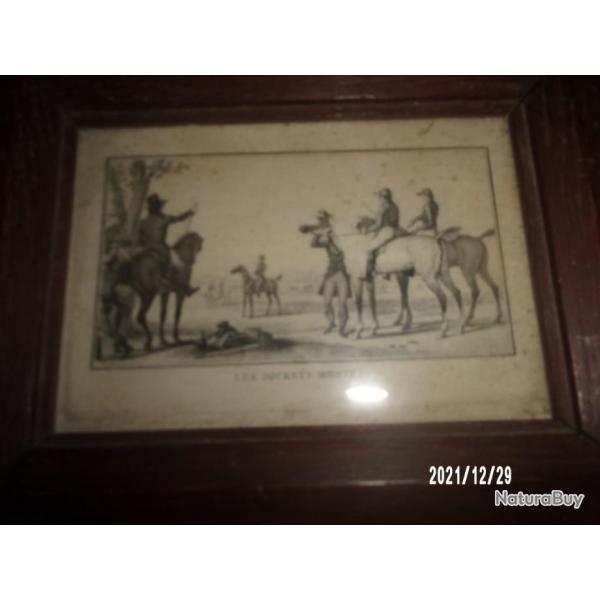 gravure chevaux