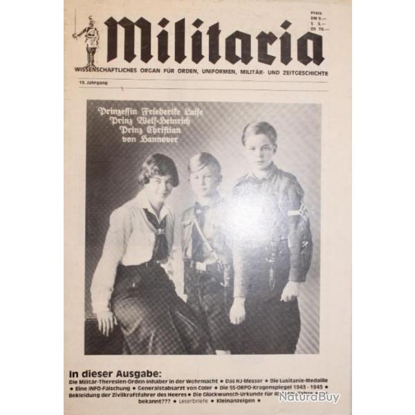 Revue Militaria 13.Jahrgang et22