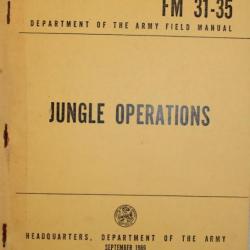 Livre Department of the army field manual FM 31-35 Jungle Operations et22