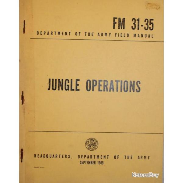 Livre Department of the army field manual FM 31-35 Jungle Operations et22