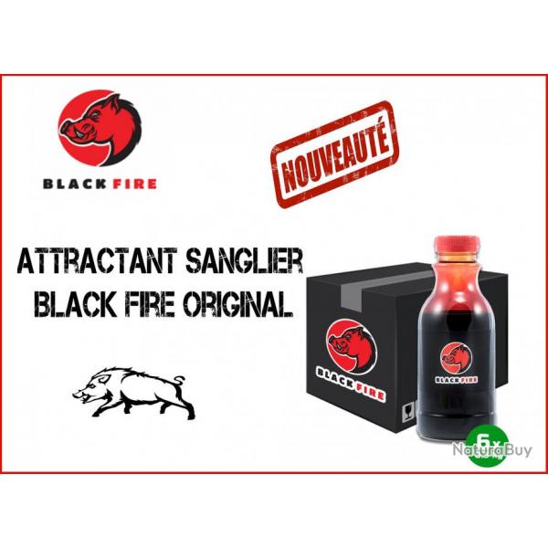 Pack 6 bouteilles Attractant Sanglier Black Fire Original 