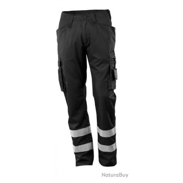 Pantalon avec bandes rflchissantes MASCOT MARSEILLE 17879-230 Noir 90 cm (Rallong) 56 (C62)