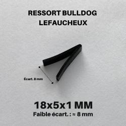 Ressort Bulldog [18x5x1] Écart 8 mm