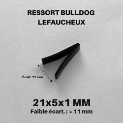 Ressort Bulldog [21x5x1] Écart 11 mm