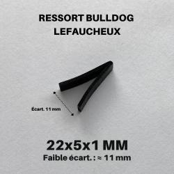 Ressort Bulldog [22x5x1] Écart 11 mm