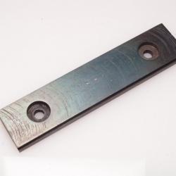 Rail acier bronzé queue d'arronde de 20 mm intercalaire