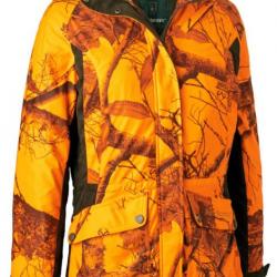 Veste d hiver orange Lady Estelle Deerhunter Orange Blaze