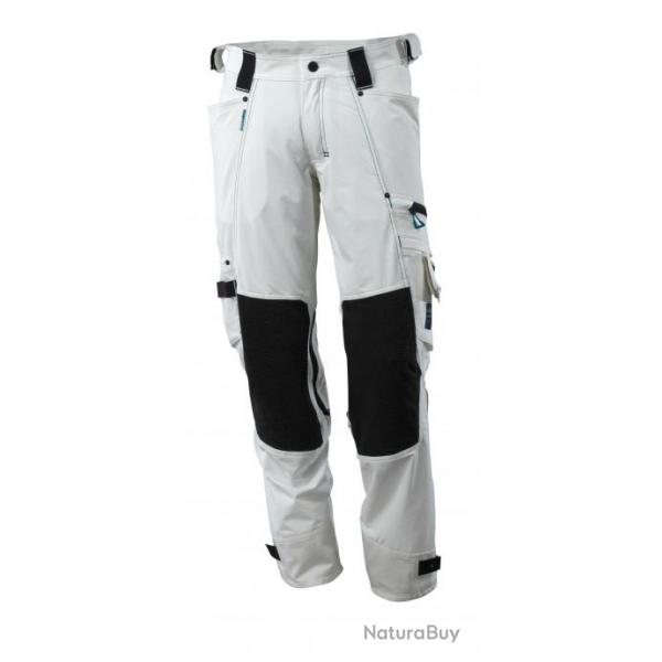 Pantalon de travail avec poches genouillres MASCOT ADVANCED 17079-311 Blanc 82 cm (Standard) 36 (C
