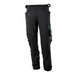 Pantalon de travail avec poches genouillères MASCOT® ADVANCED 17079-311 Noir 82 cm (Standard) 36 (C4