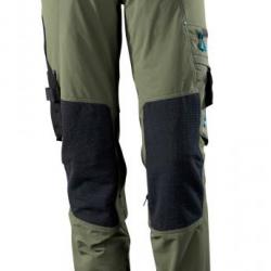 Pantalon de travail avec poches genouillères MASCOT® ADVANCED 17079-311 82 cm (Standard) 36 (C42) Ve