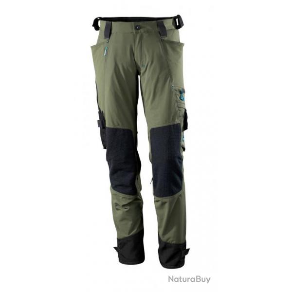 Pantalon de travail avec poches genouillres MASCOT ADVANCED 17079-311 82 cm (Standard) 38 (C44) Ve