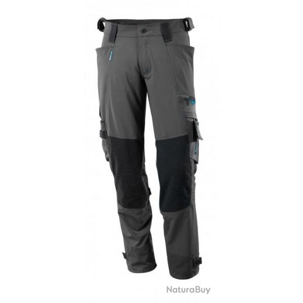 Pantalon de travail avec poches genouillres MASCOT ADVANCED 17079-311 Anthracite fonc 82 cm (Stan