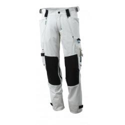 Pantalon de travail avec poches genouillères MASCOT® ADVANCED 17079-311 Blanc 82 cm (Standard) 48 (C