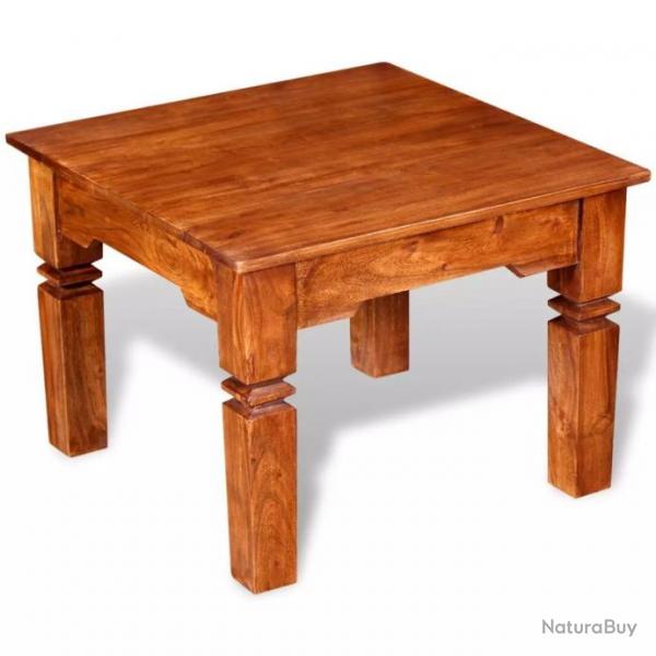 Table basse Bois massif 60 x 60 x 45 cm